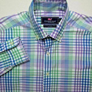 Vineyard Vines Murray Slim Fit Shirt Medium 🍀